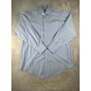 Brooks Brothers Makers & Merchants Shirt Men 16.5 34 Regular Fit  Stripes  USA